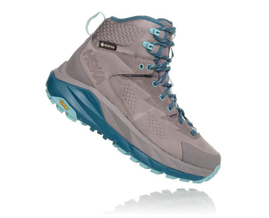 Hoka One One Womens Hiking Boots - Kaha GORE-TEX - Grey - FBLK26584